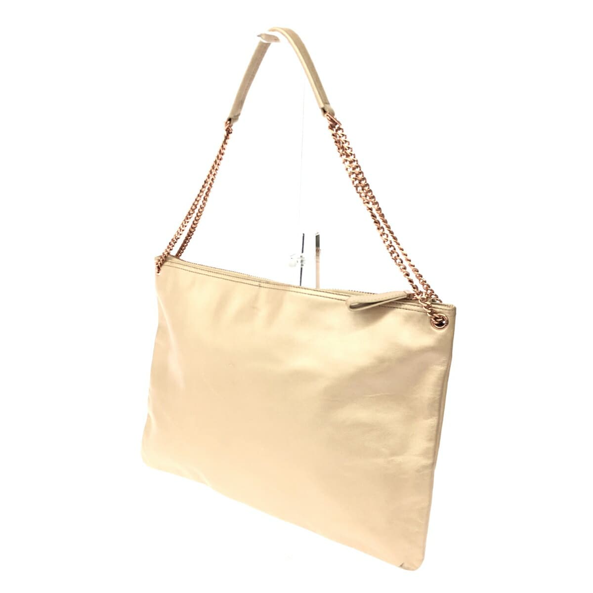 TED BAKER Ted Baker Chain Shoulder Bag Leather Beige Women's 3