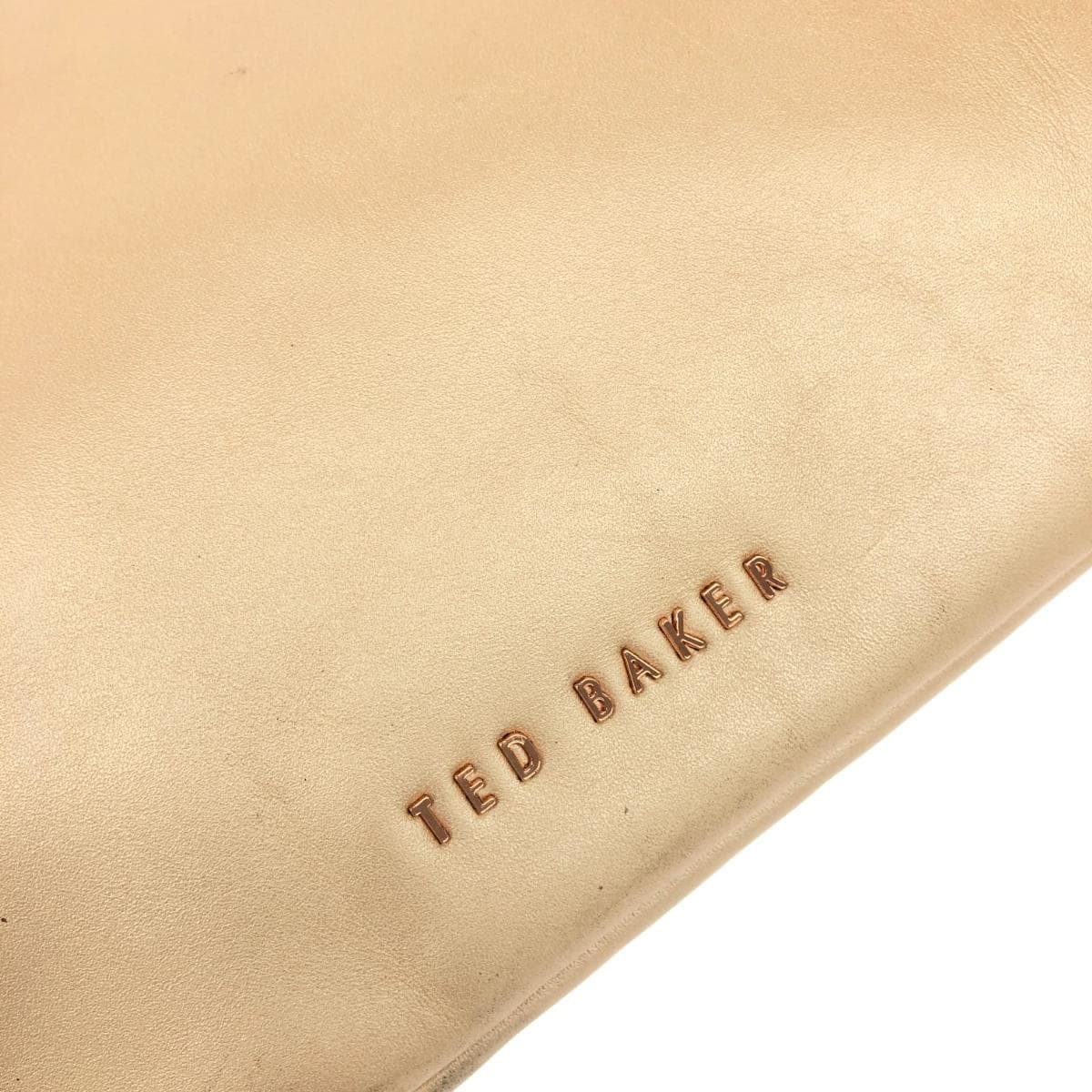 TED BAKER Ted Baker Chain Shoulder Bag Leather Beige Women's 6