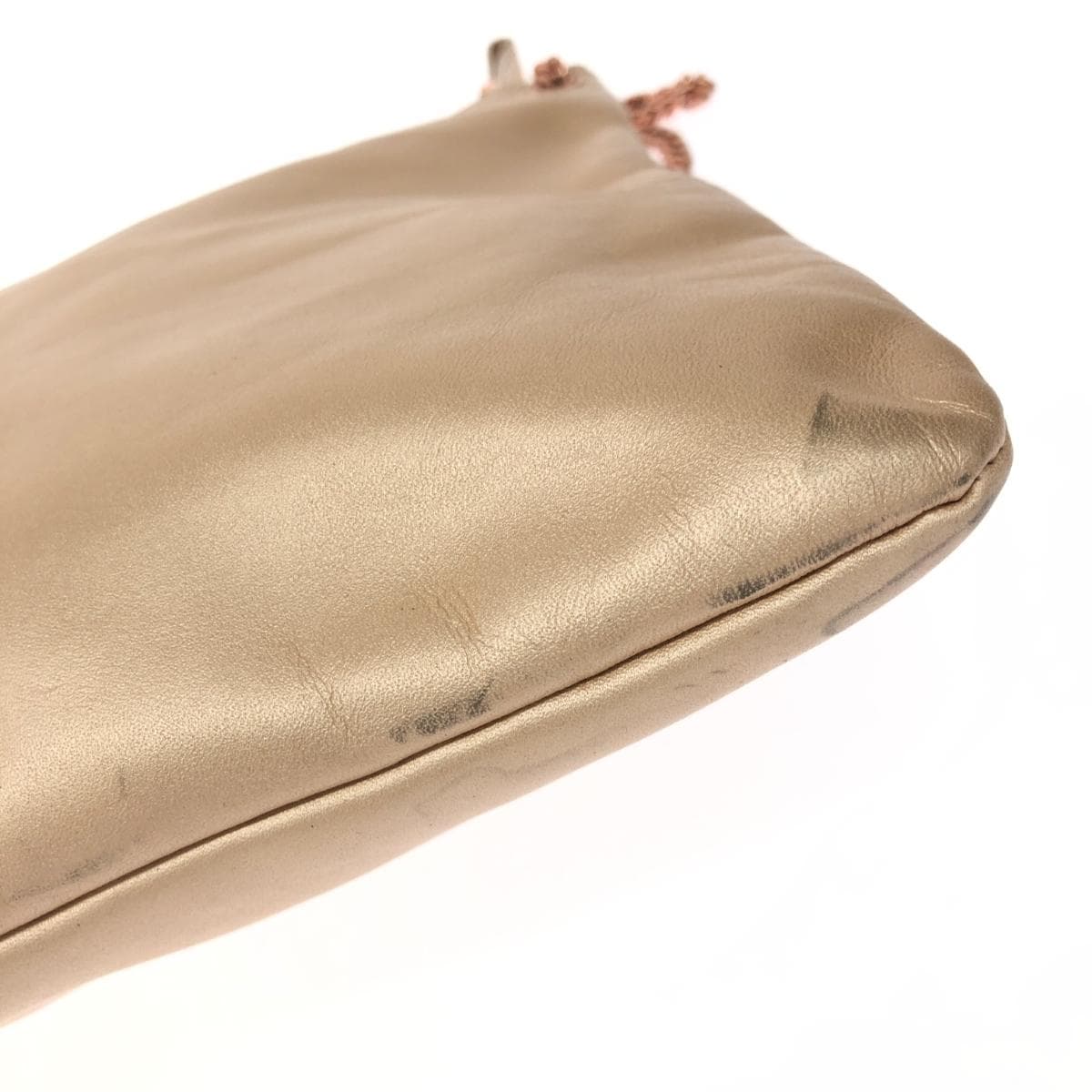 TED BAKER Ted Baker Chain Shoulder Bag Leather Beige Women's 9