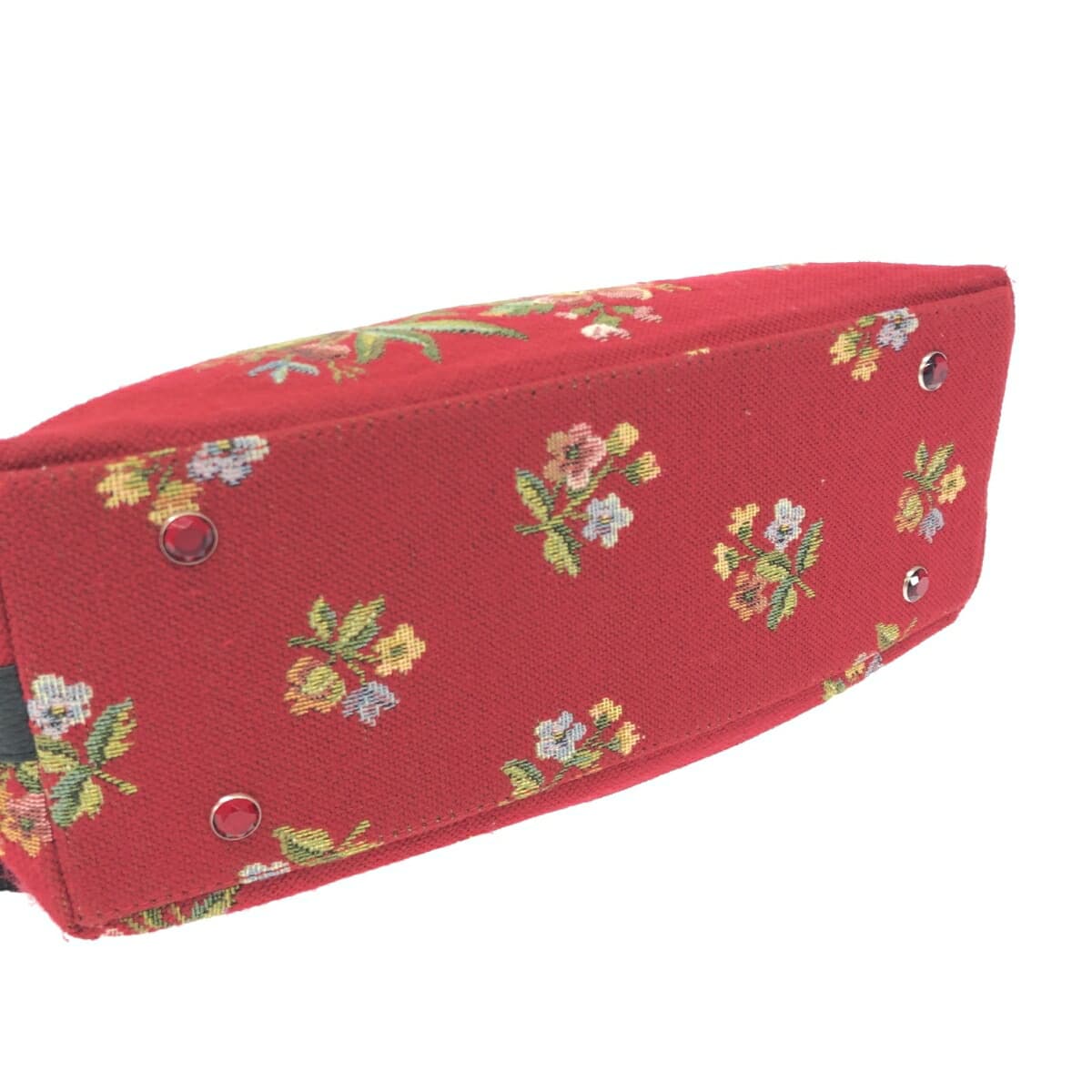 Think Bee 2WAY Shoulder Bag Flower Bouquet / Tapestry Red Ladies 4