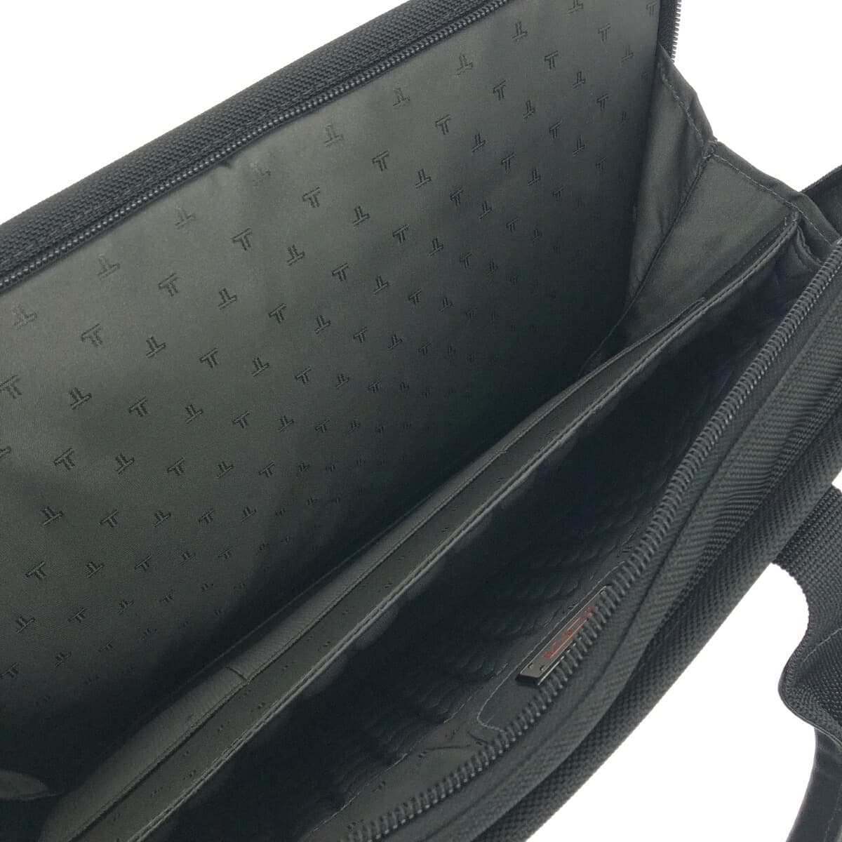 TUMI 2WAY business bag in excellent condition, Alpha/Slim Large Screen/Nylon Canvas 26111D4, Black, Men's 5