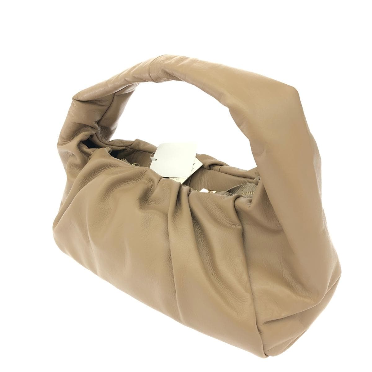 ANDREA CARDONE Handbag Unused Item Leather Greige Women's 3