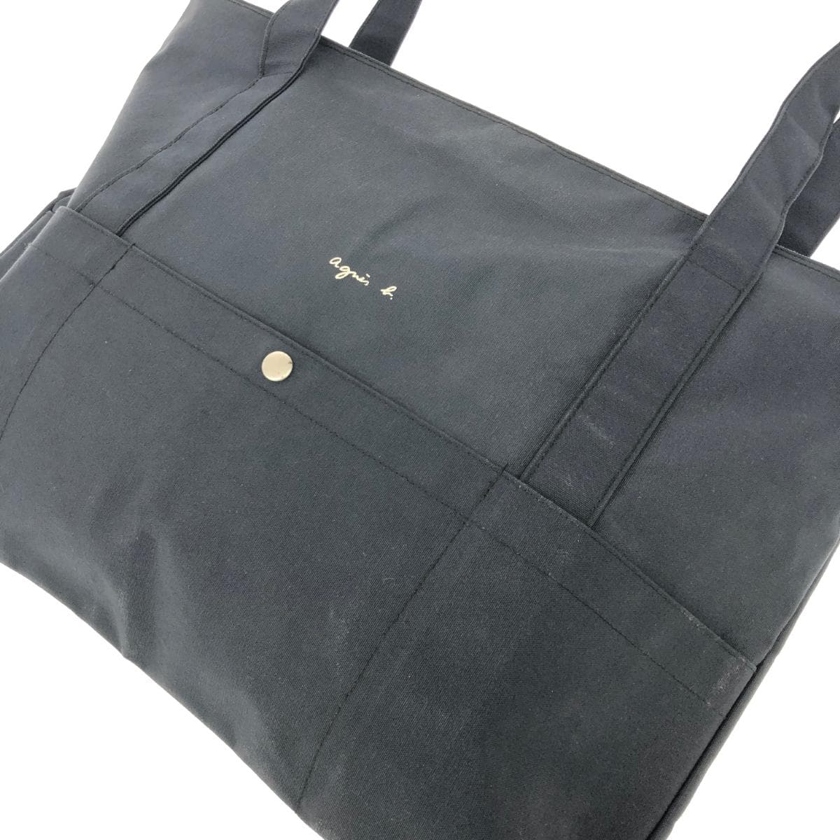 agnes b. Agnes B. Tote Bag Nylon Black Women's 7