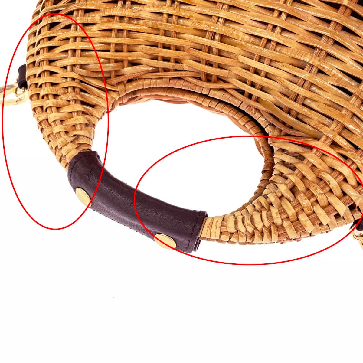 VIOLAd'ORO Viola d'Oro 2WAY bag basket/raffia beige women's 6