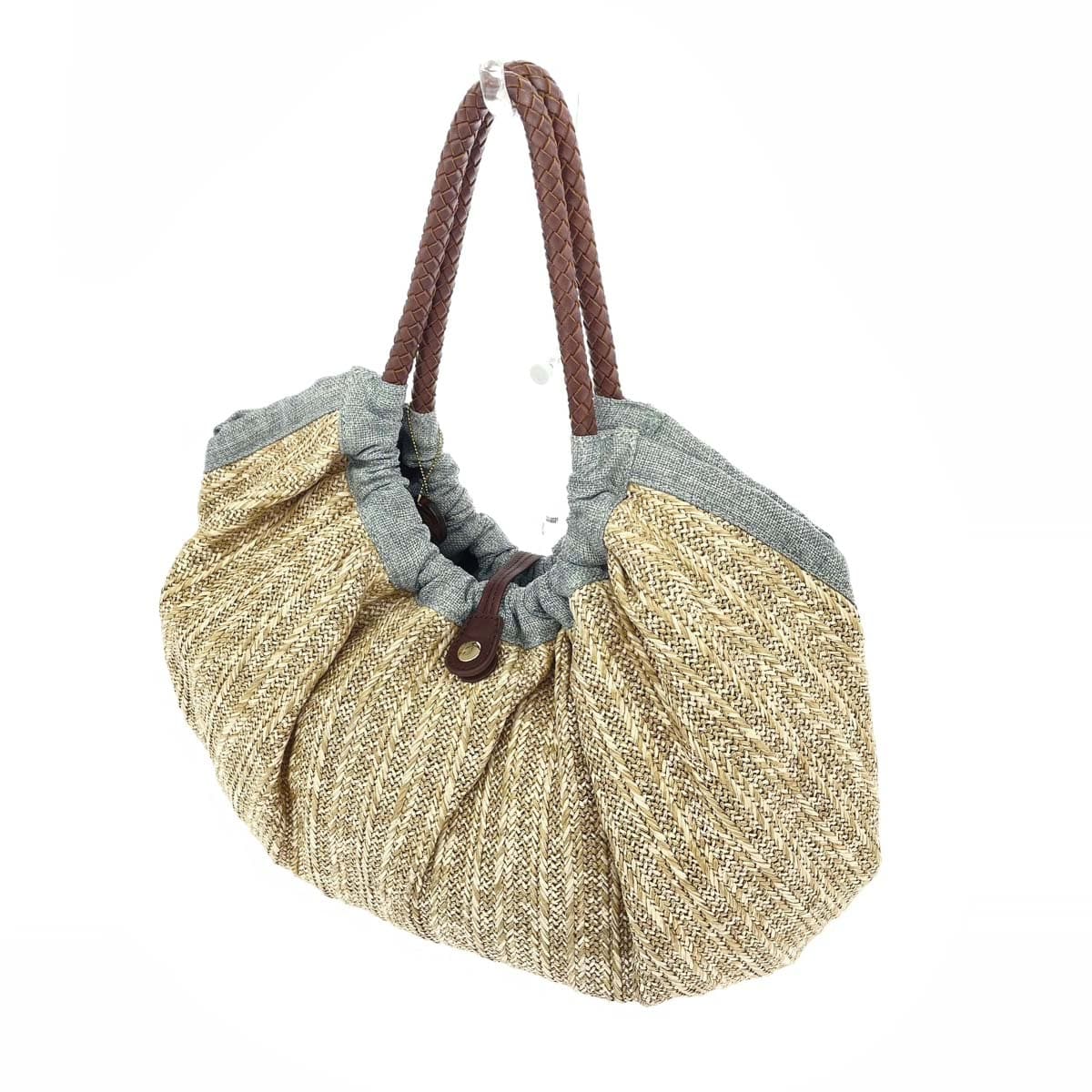 GALLARDA GALANTE Tote Bag - Basket Bag/Tassel/Haircalf - Beige Women's 3