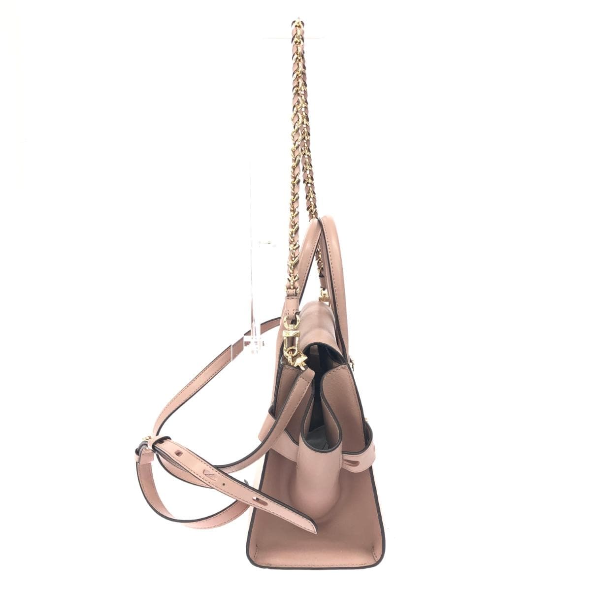 MICHAEL KORS 2WAY Bag Good Condition Leather Pink Women's 2