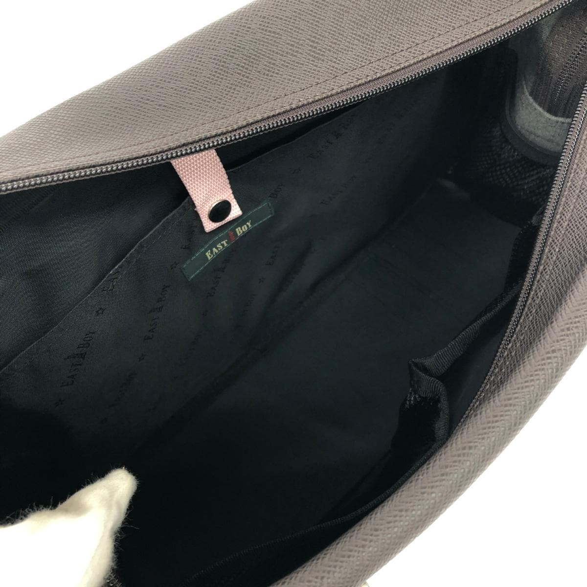 EAST BOY Tote Bag School Bag Good Condition Brown Ladies 6