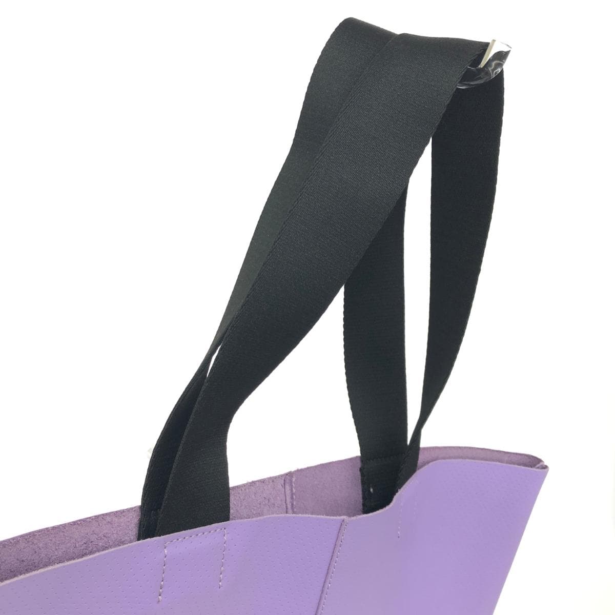 ECCO Echo Tote Bag Good Condition Tanari Series Leather Purple Unisex 4