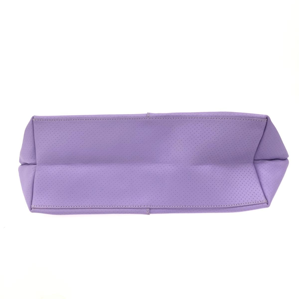 ECCO Echo Tote Bag Good Condition Tanari Series Leather Purple Unisex 5