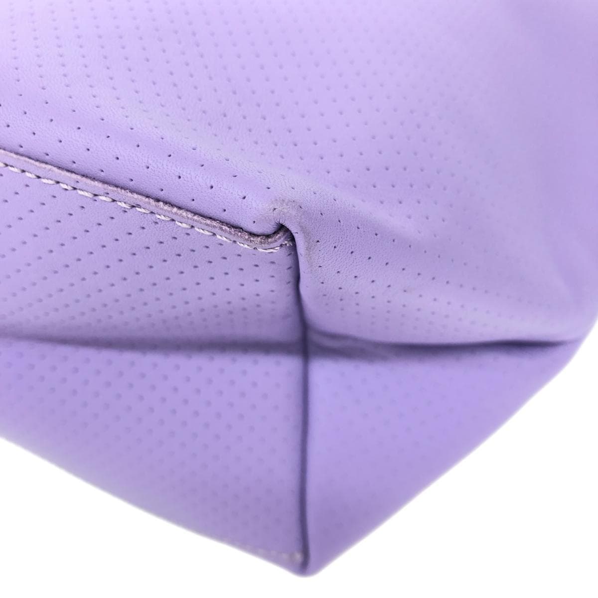 ECCO Echo Tote Bag Good Condition Tanari Series Leather Purple Unisex 8