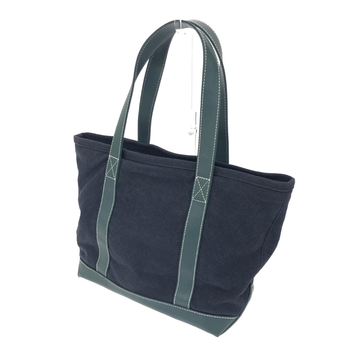 Russet Roshito Tote Bag R Logo Canvas Navy Ladies 3