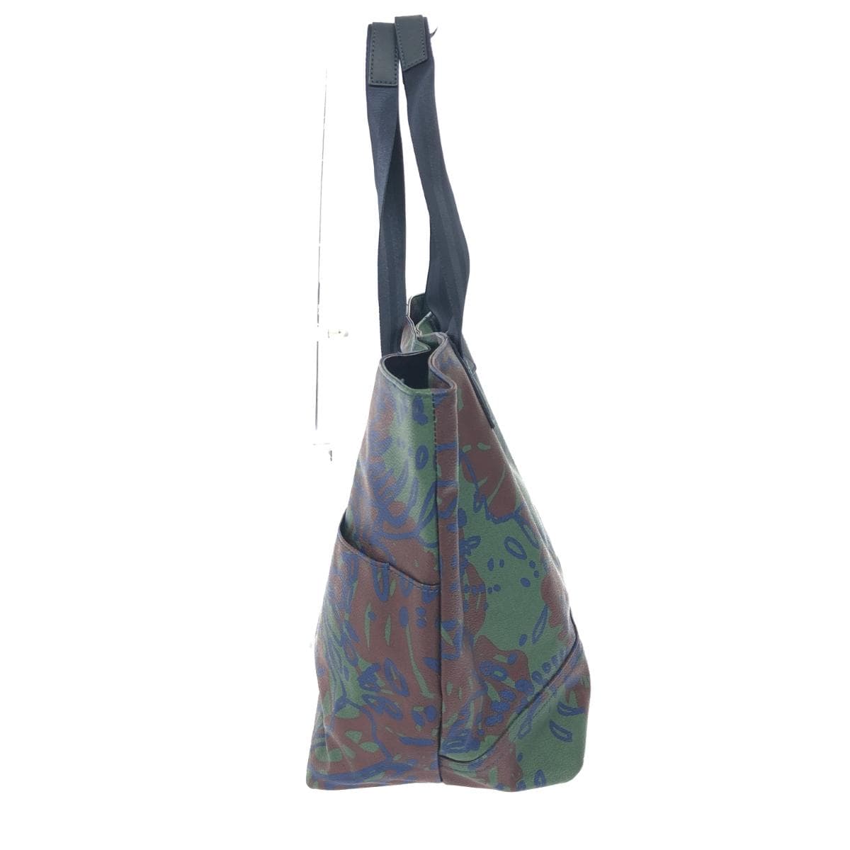 Vivienne Westwood tote bag PVC all-over pattern brown/green unisex 2