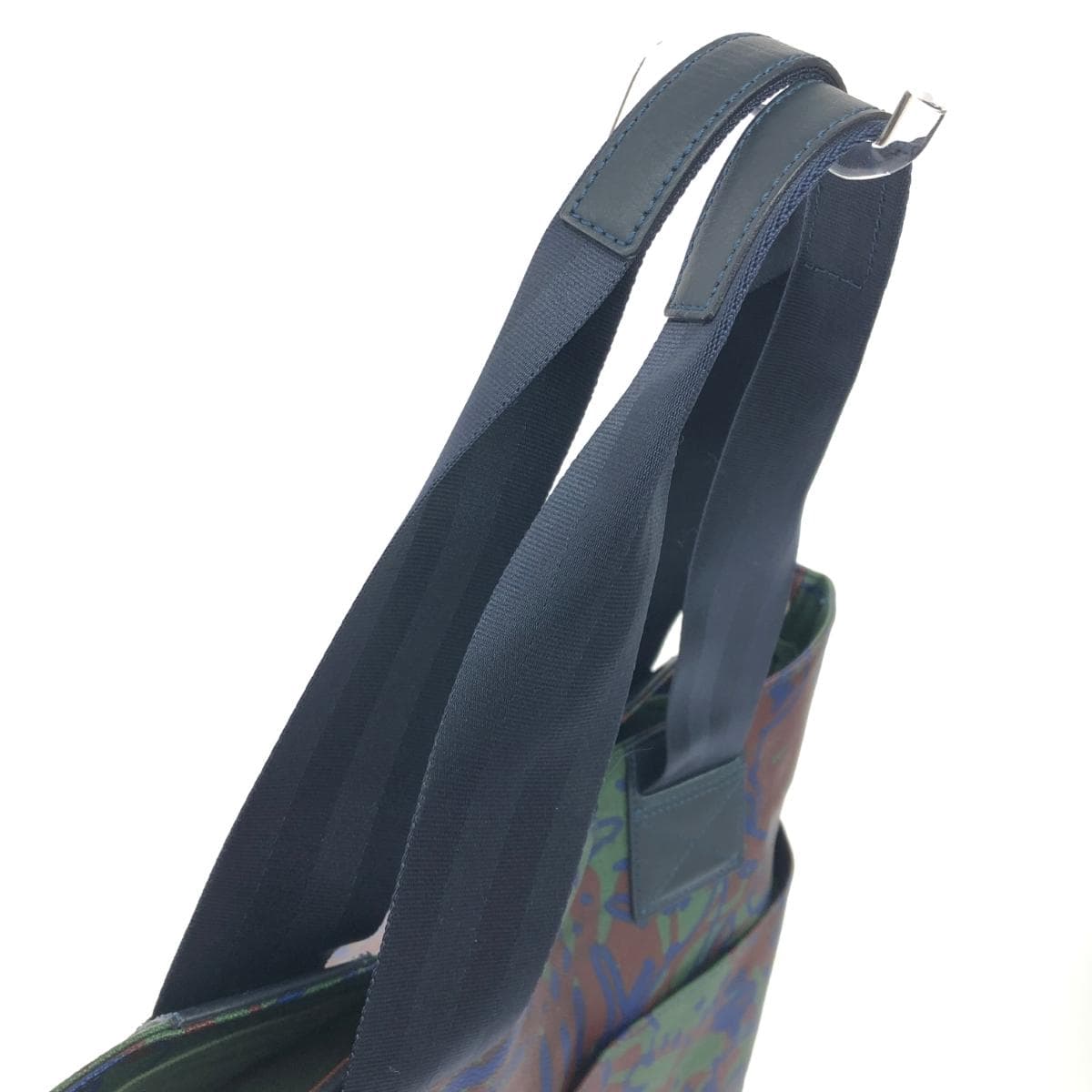 Vivienne Westwood tote bag PVC all-over pattern brown/green unisex 4