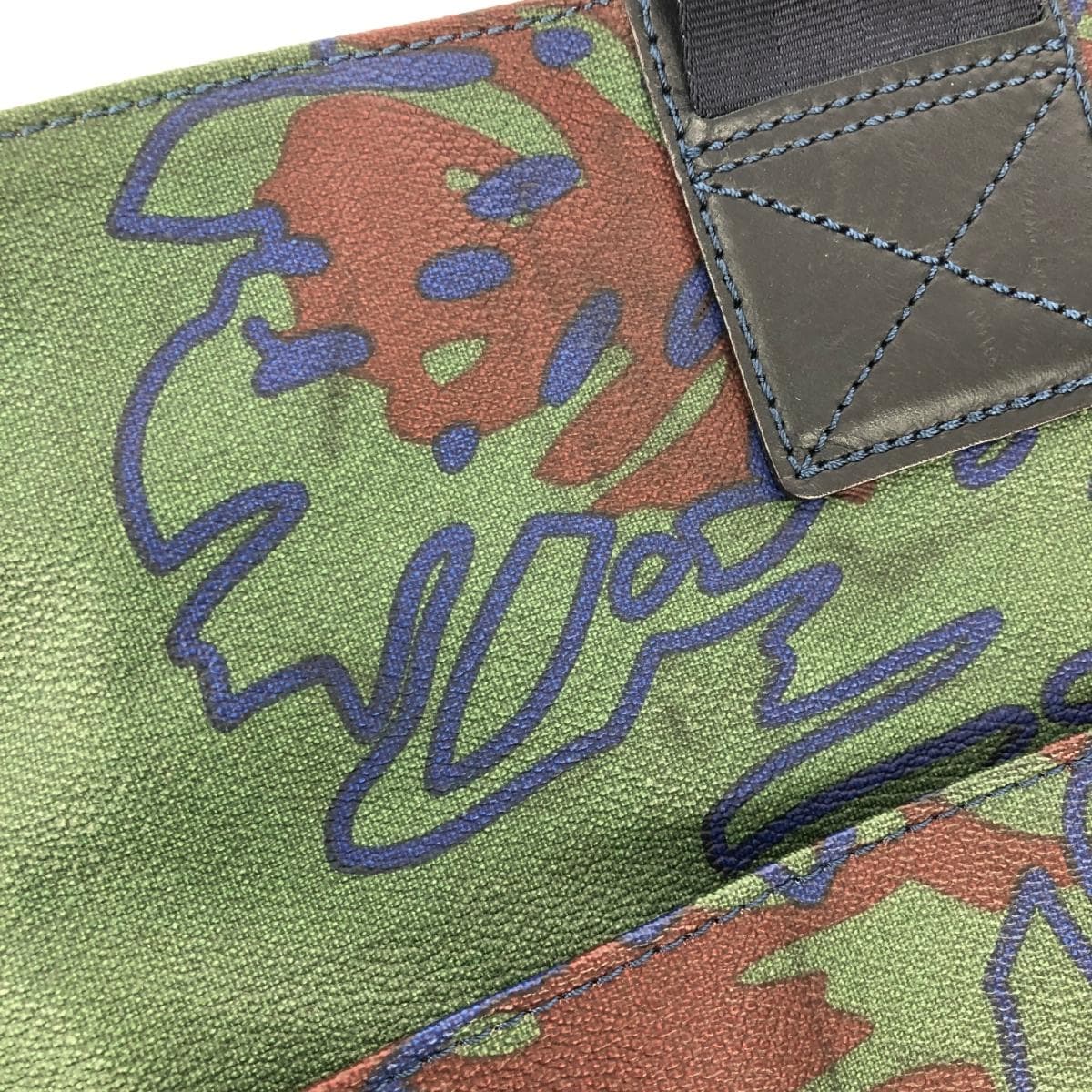 Vivienne Westwood tote bag PVC all-over pattern brown/green unisex 9