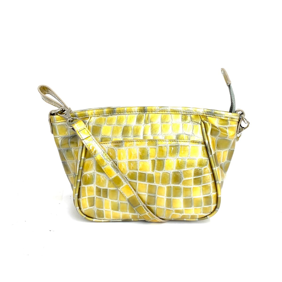 COCCO FIORE Cocco Fiore Shoulder Bag Enamel Yellow Women's