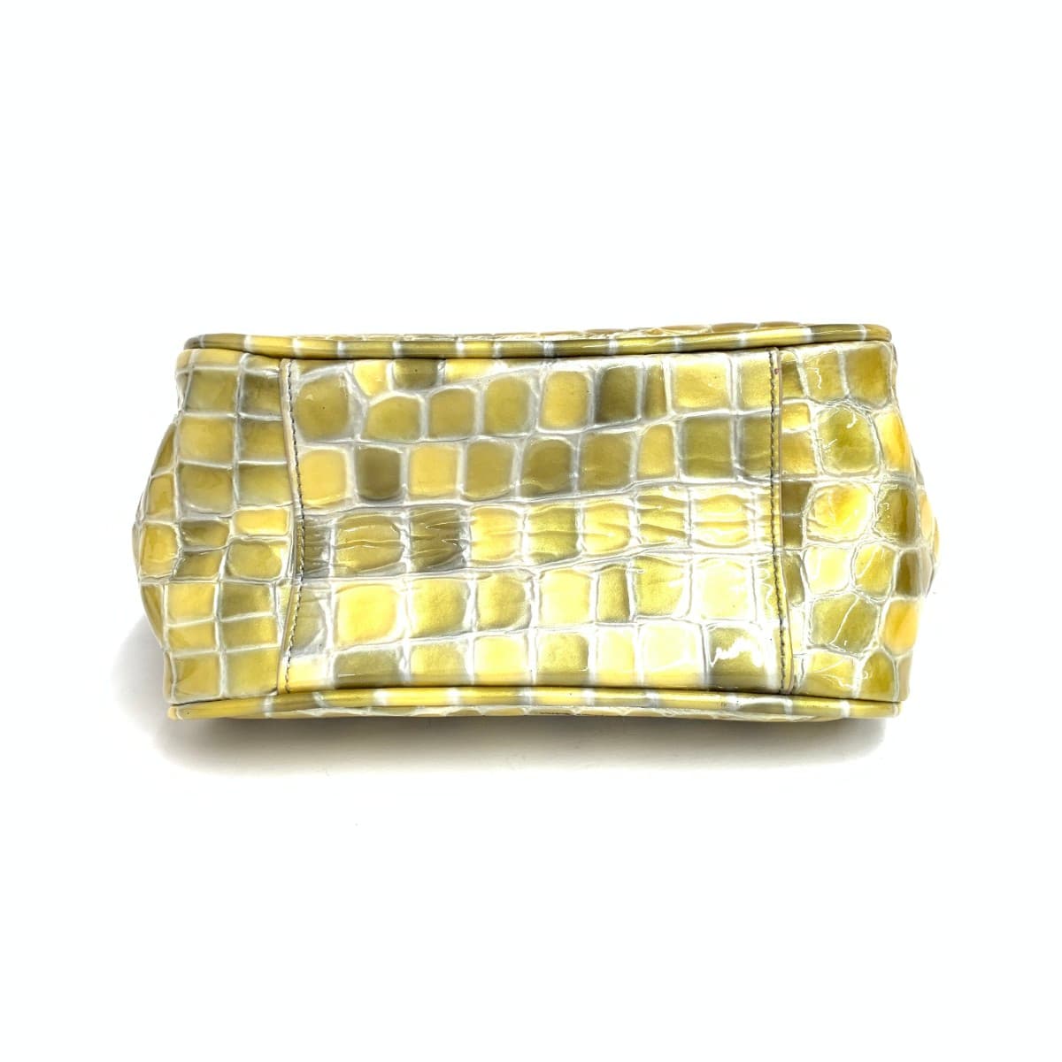 COCCO FIORE Cocco Fiore Shoulder Bag Enamel Yellow Women's 4