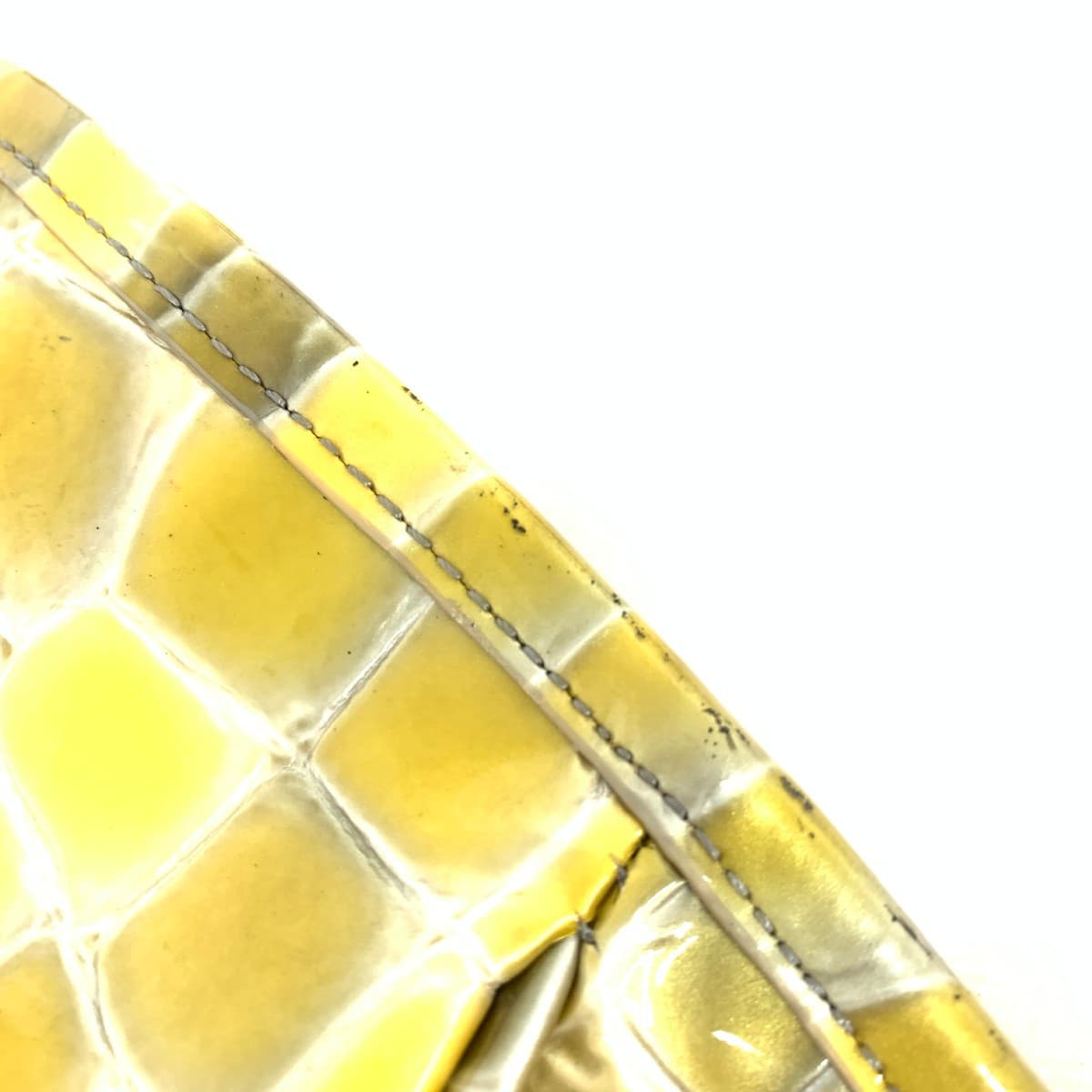 COCCO FIORE Cocco Fiore Shoulder Bag Enamel Yellow Women's 7