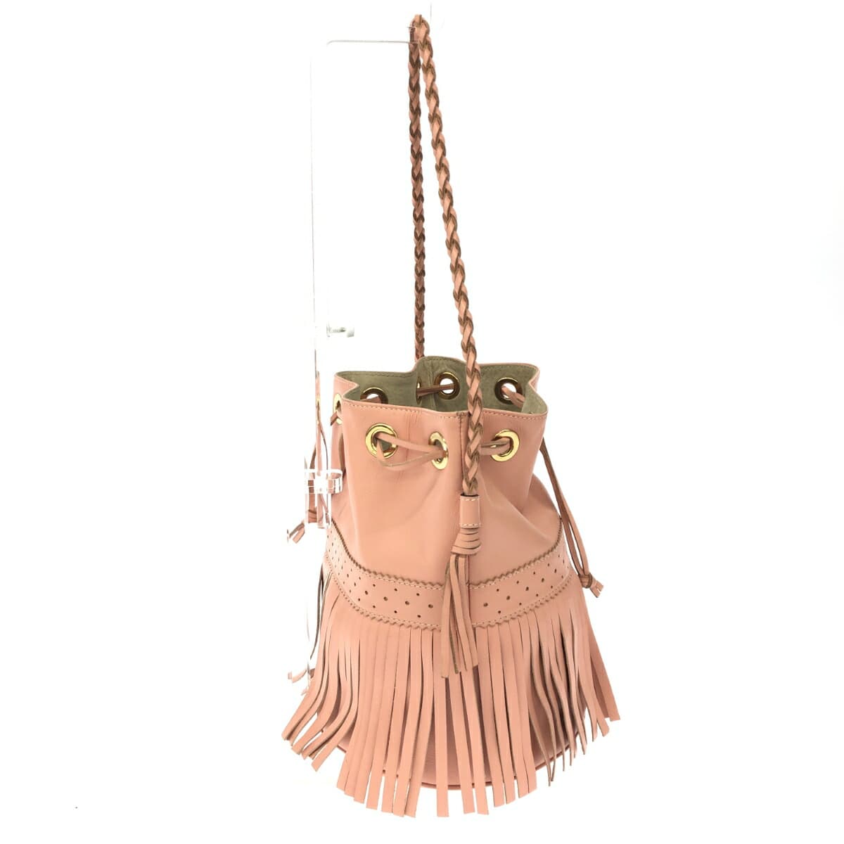 J&M DAVIDSON Carnival Fringe Leather Pink Ladies 2