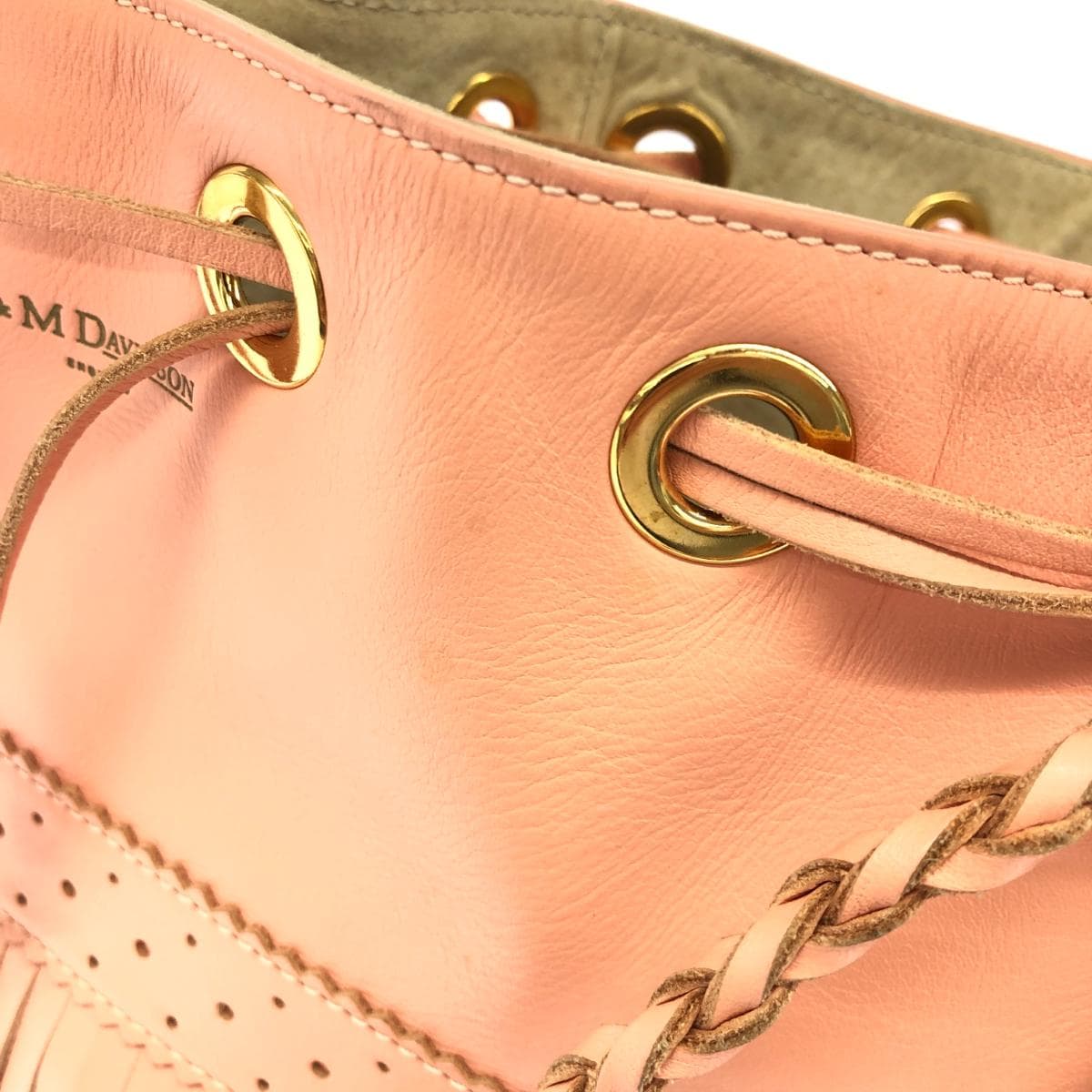 J&M DAVIDSON Carnival Fringe Leather Pink Ladies 9