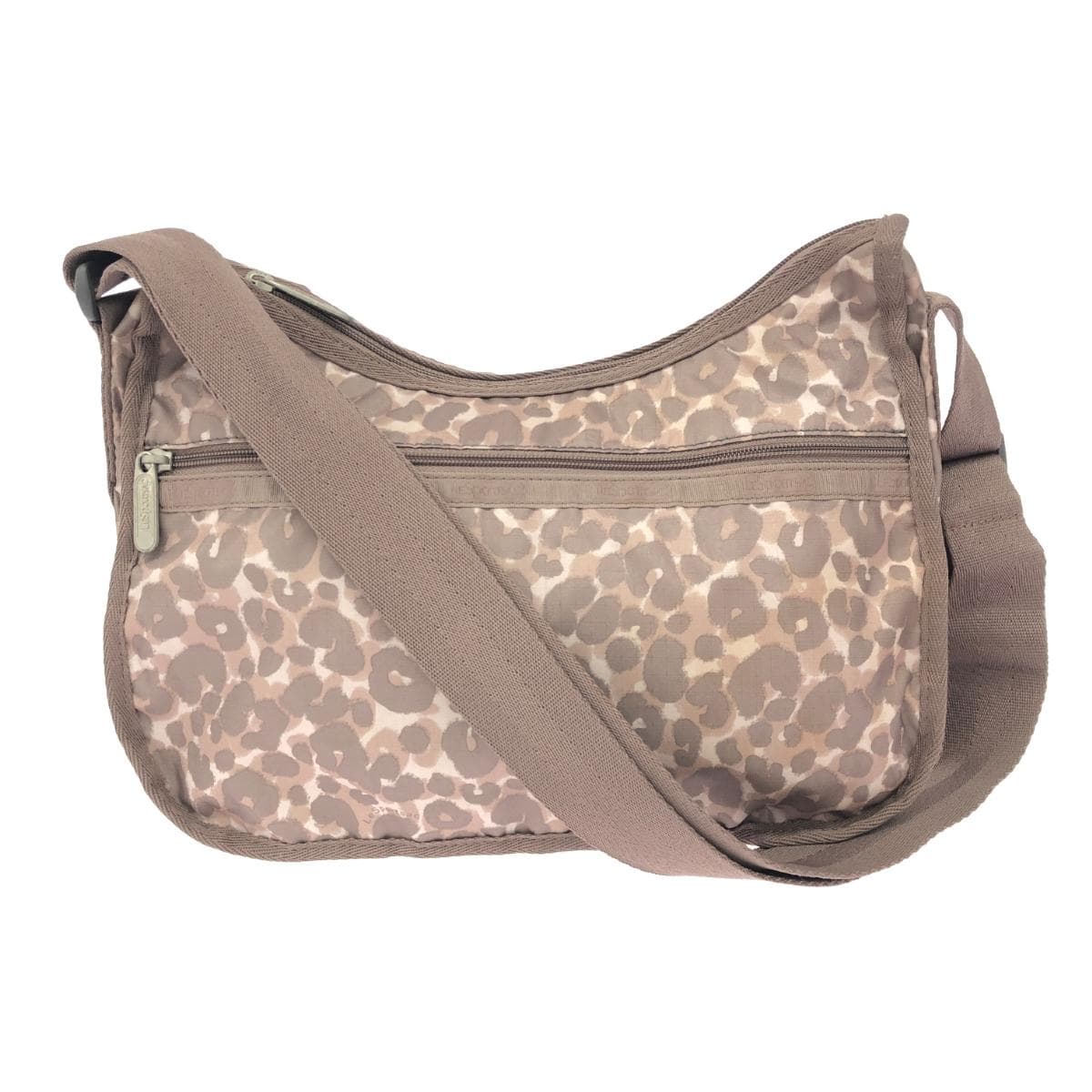 LeSportsac Shoulder Bag Leopard/Nylon Brown Ladies