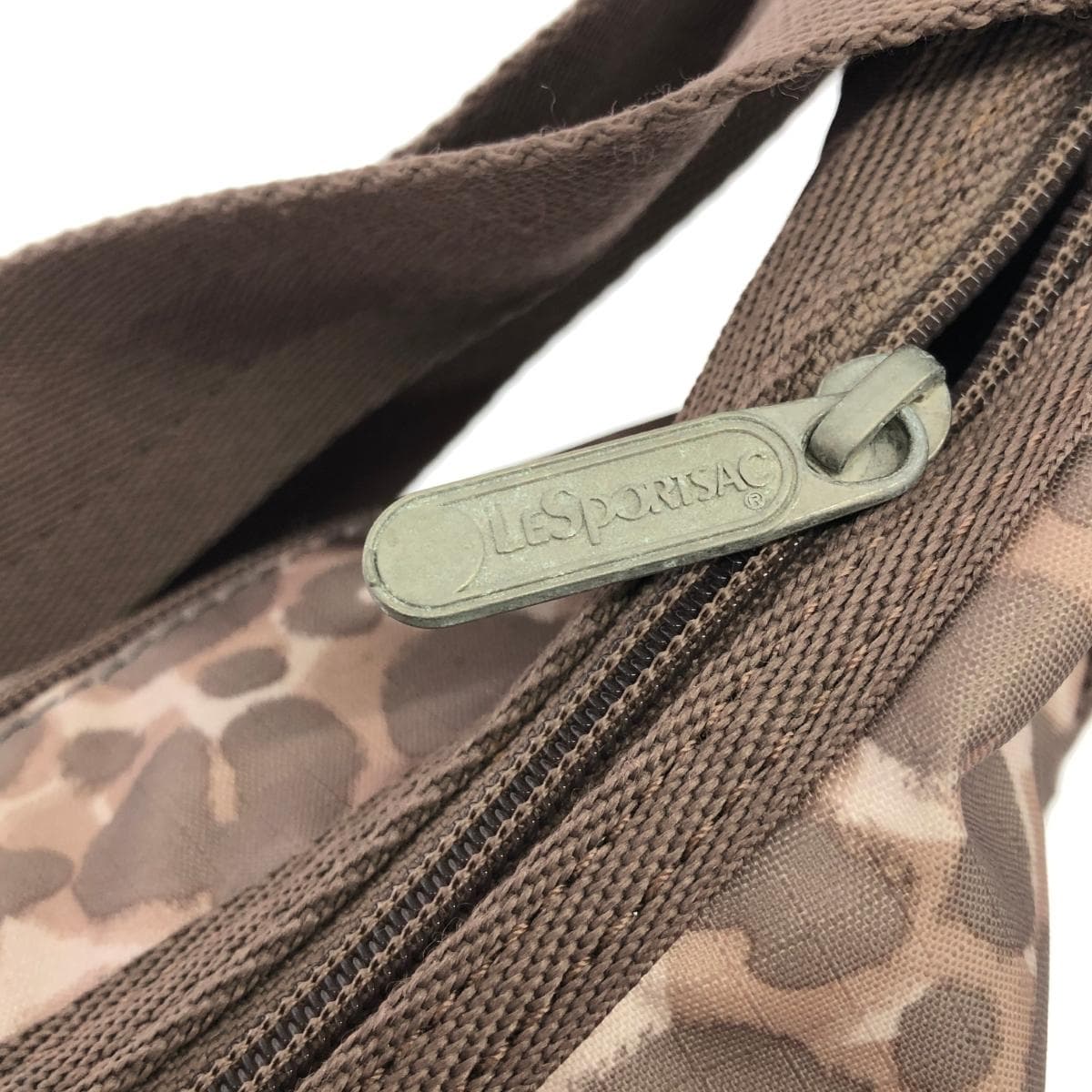 LeSportsac Shoulder Bag Leopard/Nylon Brown Ladies 5