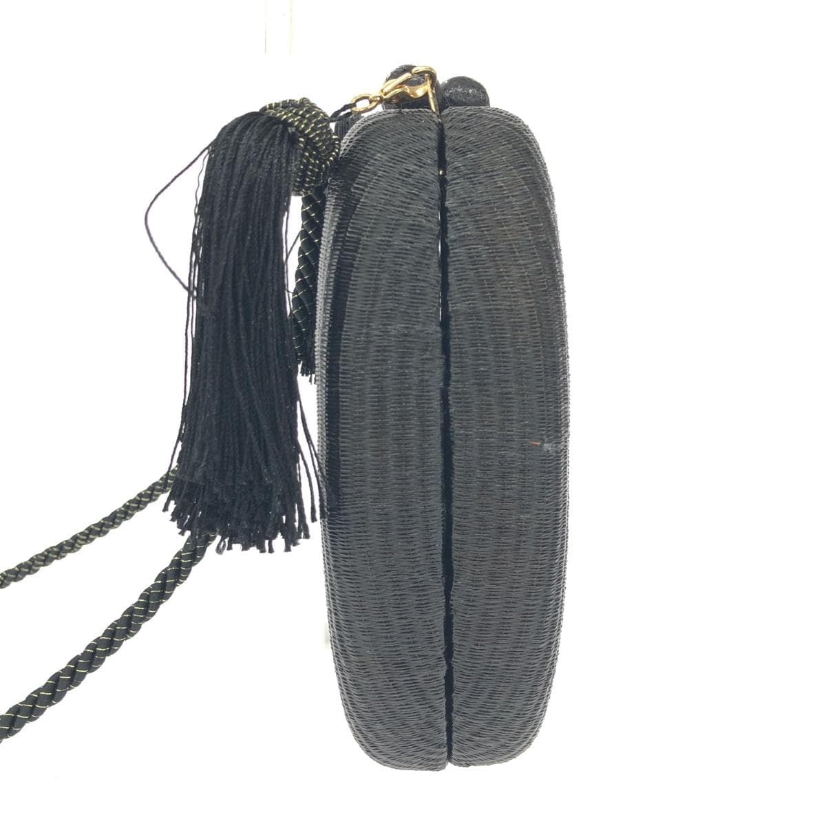 BEAMS Selpu/Shoulder Bag Unused Item Basket Bag Black Women's 2