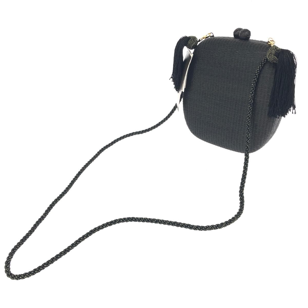 BEAMS Selpu/Shoulder Bag Unused Item Basket Bag Black Women's 3