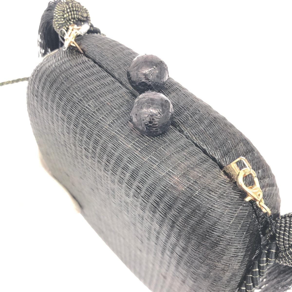 BEAMS Selpu/Shoulder Bag Unused Item Basket Bag Black Women's 6