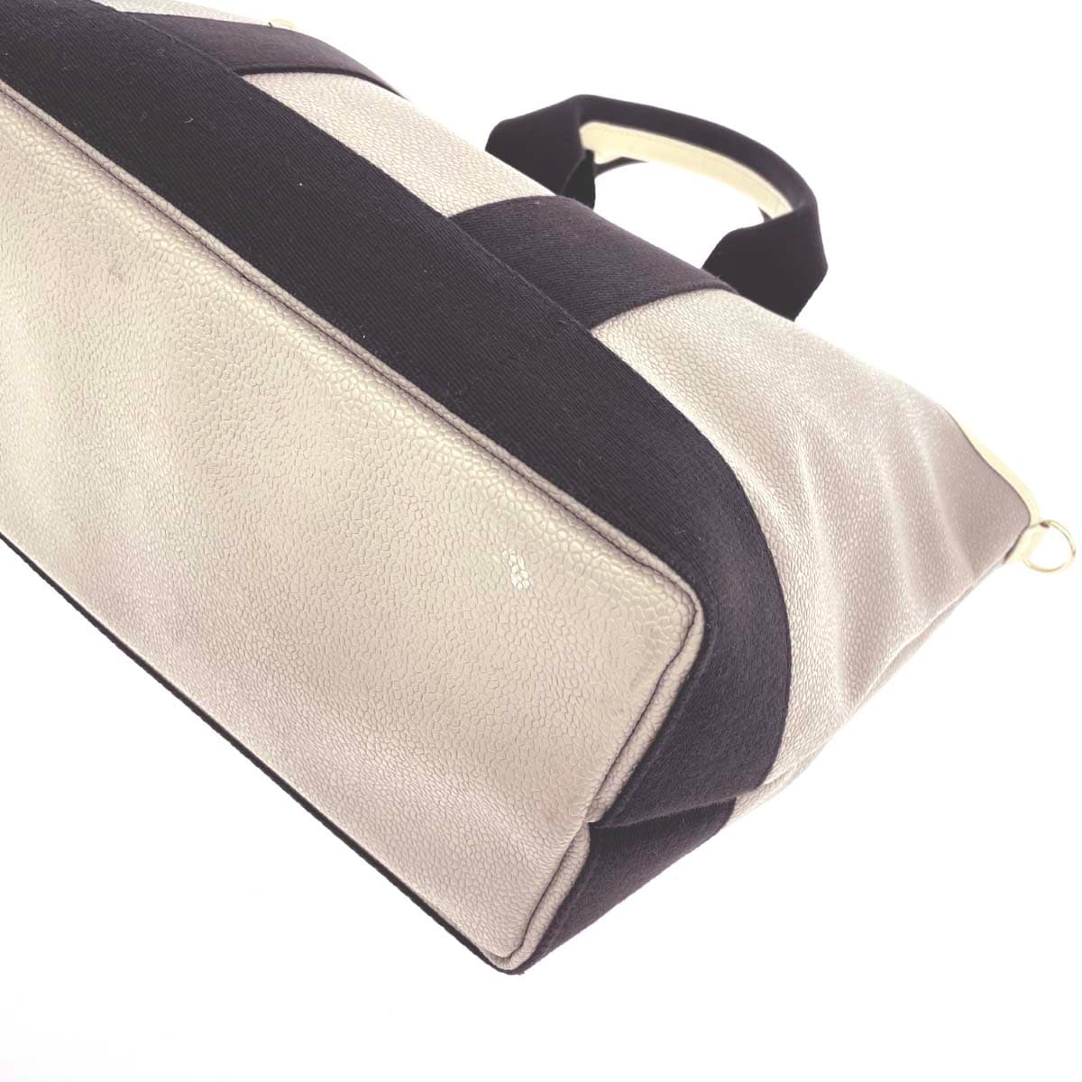 Breath TOPKAPI Breast Pukapi 2WAY Tote Bag Scotch Grain/PVC Greige Ladies 11