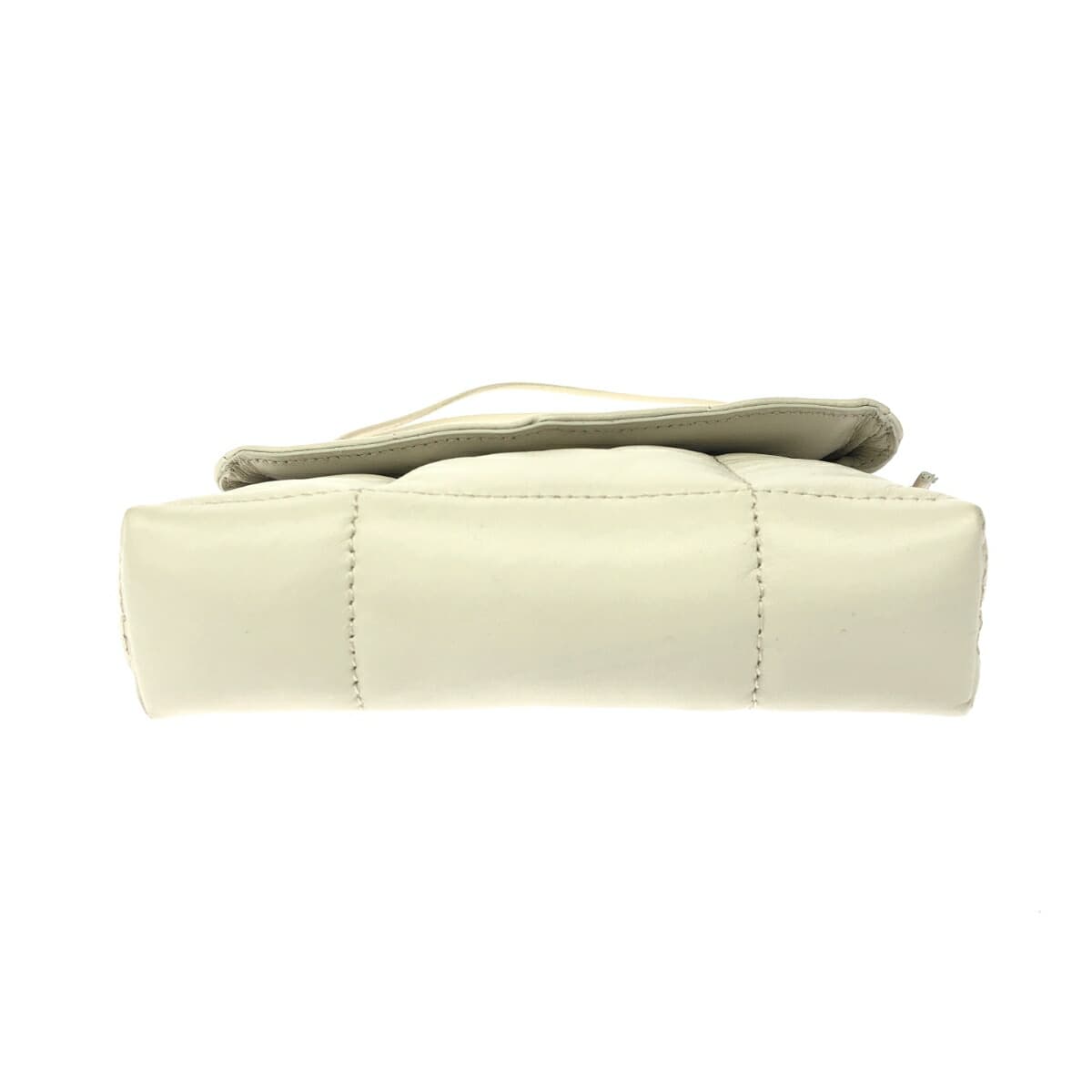 Anita Bilardi shoulder bag in good condition, quilted leather, white, for women 4