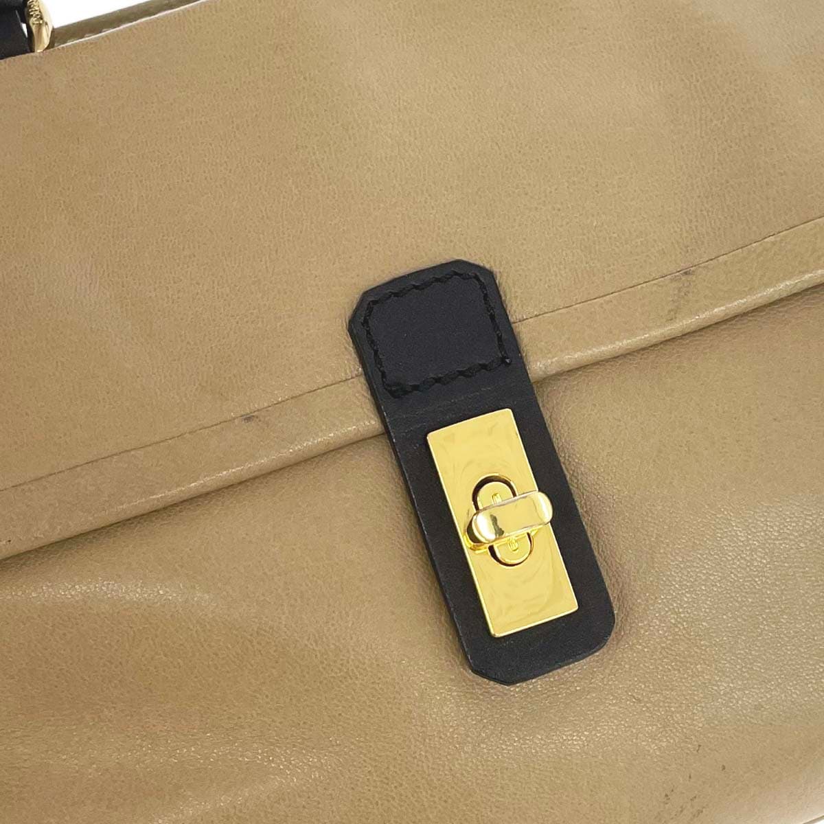 Potior 2WAY Tote Bag Leather Brown Women's 5