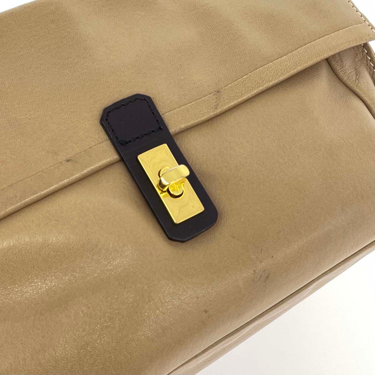 Potior 2WAY Tote Bag Leather Brown Women's 9