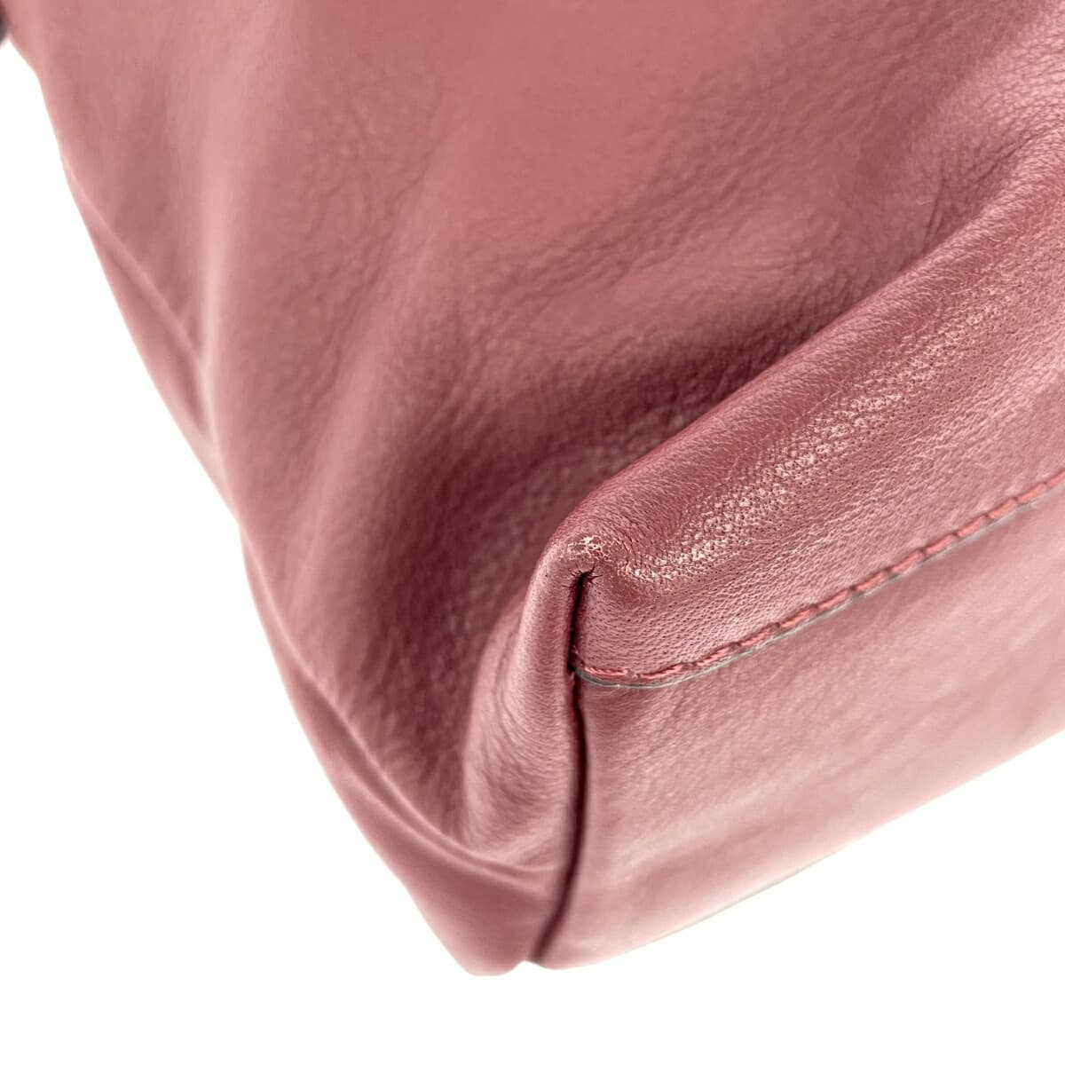 INNUE BASIC 2WAY Shoulder Bag Leather Bordeaux Ladies 8