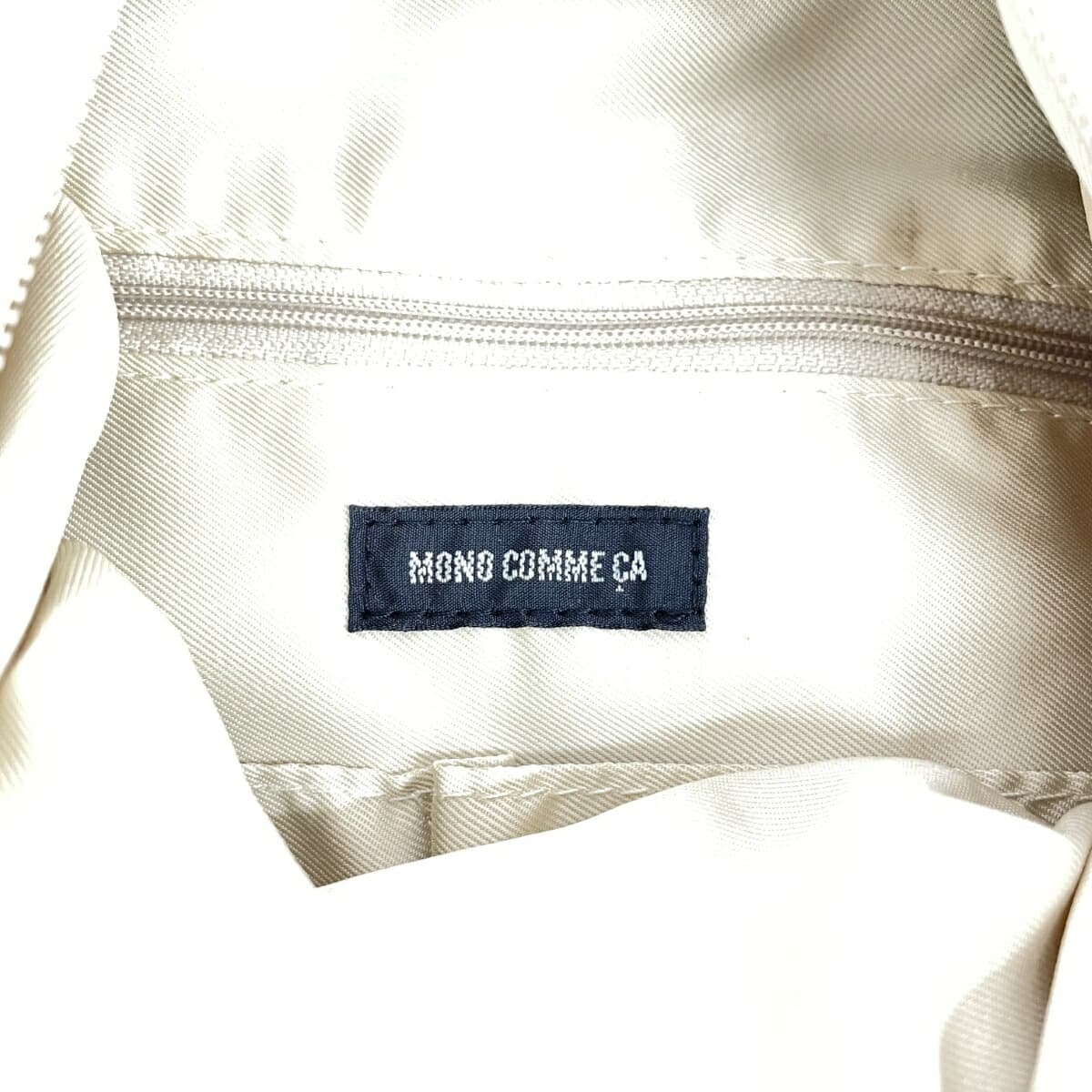 MONO COMME CA backpack unused item Faux Fur yellow/beige women's 6