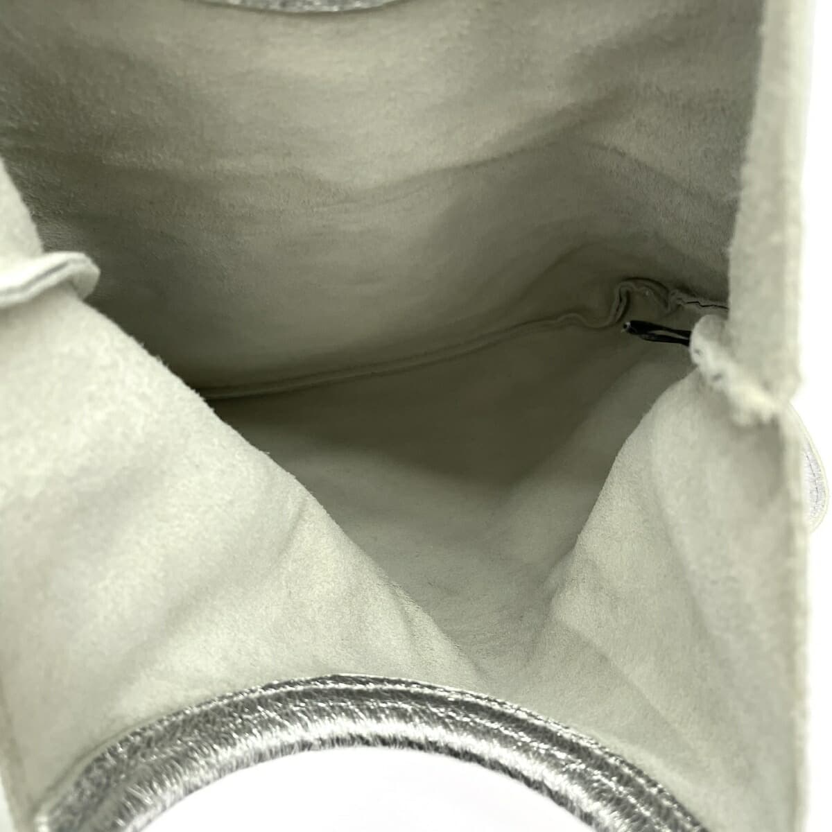 LAURA DIMAGGIO 2WAY Bag Leather Silver Color Women's 4