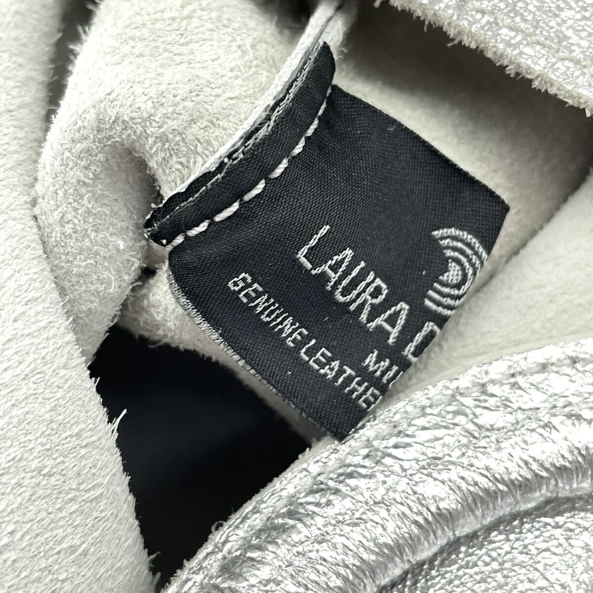 LAURA DIMAGGIO 2WAY Bag Leather Silver Color Women's 5