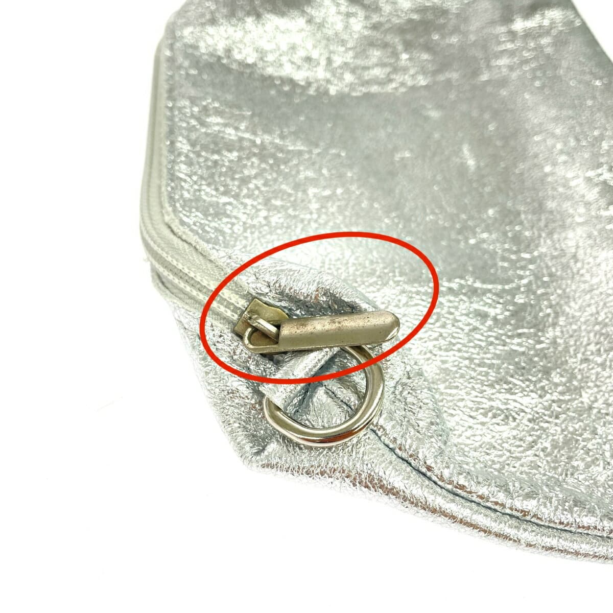 LAURA DIMAGGIO 2WAY Bag Leather Silver Color Women's 8