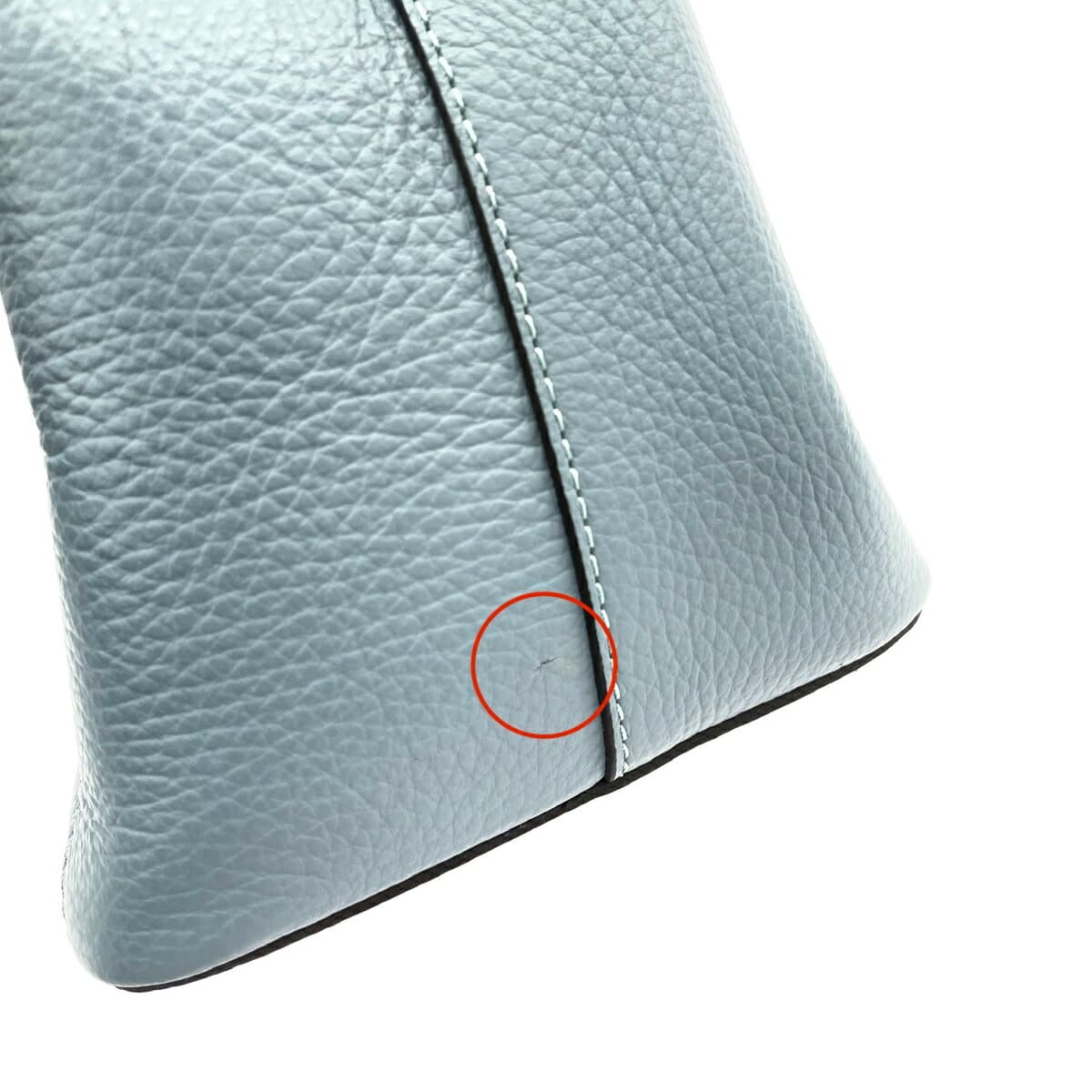 BARCOS Balcos Tote Bag Good Condition Leather Blue Women's 7