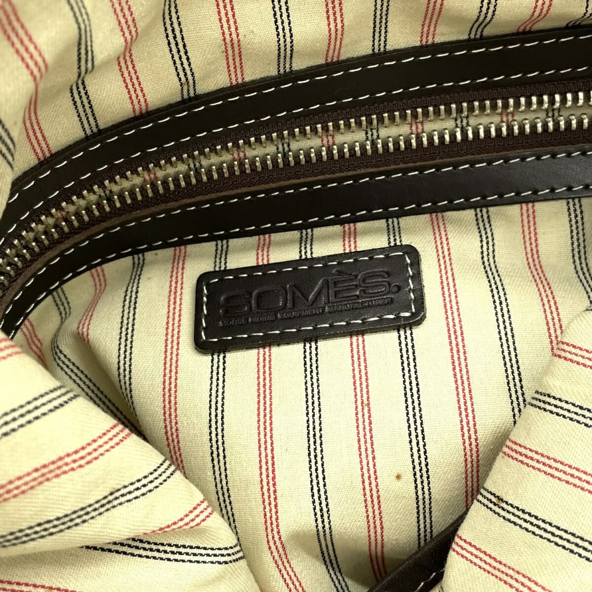 SOMES SADDLE Shoulder Bag Leather Brown Men's 6