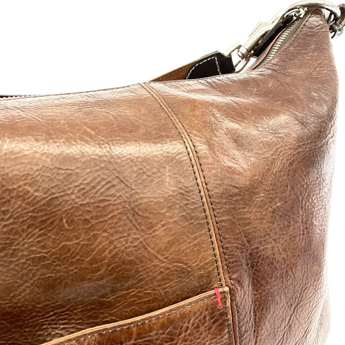 SOMES SADDLE Shoulder Bag Leather Brown Men's 7