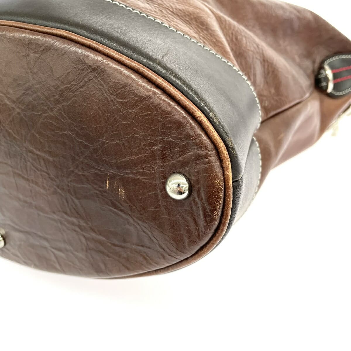 SOMES SADDLE Shoulder Bag Leather Brown Men's 8