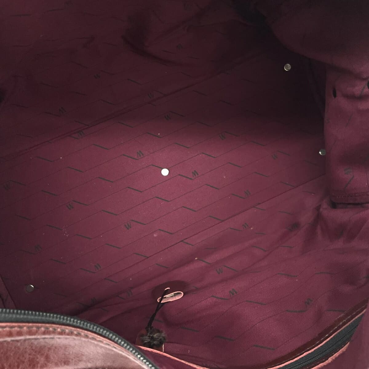 MARUEM GRANDEE Boston Bag - All Leather / With Lock / Business / Travel - Bordeaux Men's 5