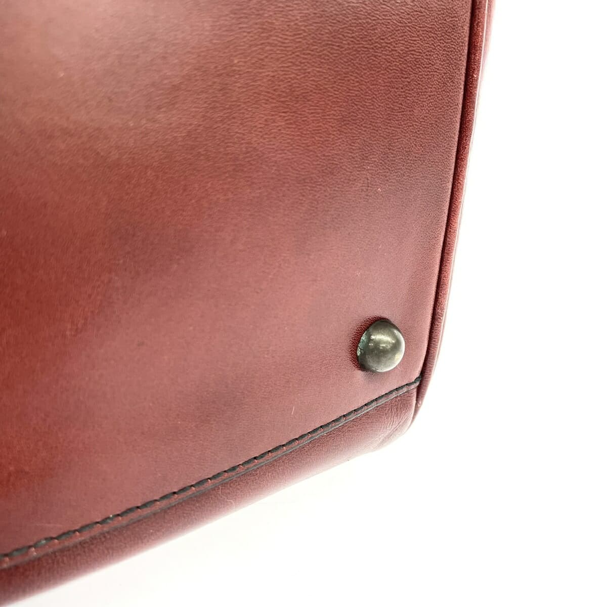 MARUEM GRANDEE Boston Bag - All Leather / With Lock / Business / Travel - Bordeaux Men's 8