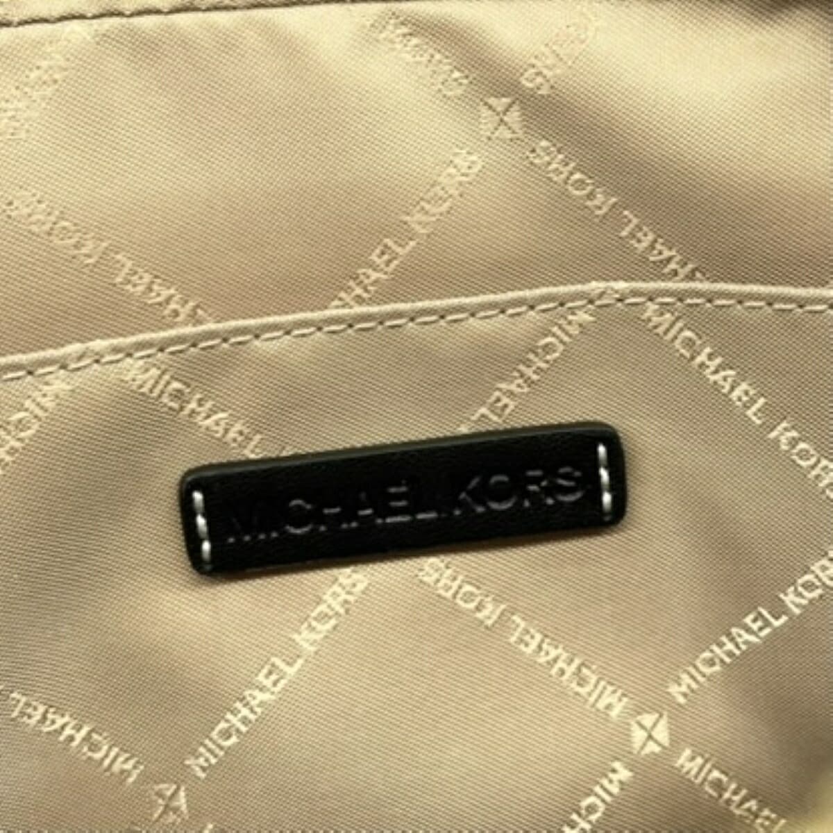 MICHAEL KORS Shoulder Bag Good Condition Woven Black Women's 6