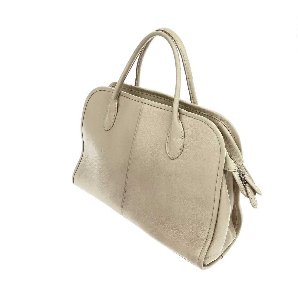 Hoaw. HaaU Boston bag Leather Greige Women's 3