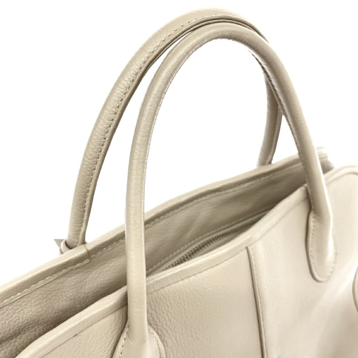 Hoaw. HaaU Boston bag Leather Greige Women's 4