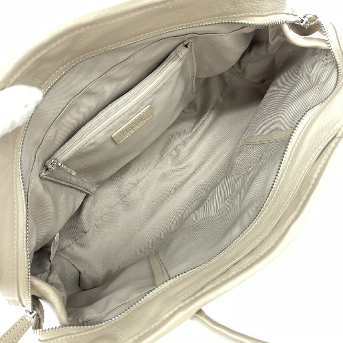 Hoaw. HaaU Boston bag Leather Greige Women's 7