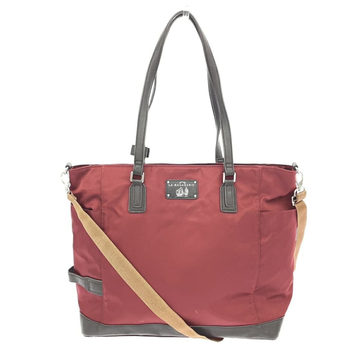 LA BAGAGERIE 2WAY Tote Bag Nylon Bordeaux Ladies