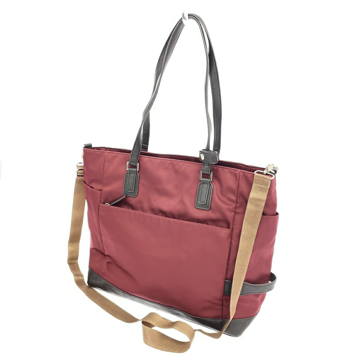 LA BAGAGERIE 2WAY Tote Bag Nylon Bordeaux Ladies 3
