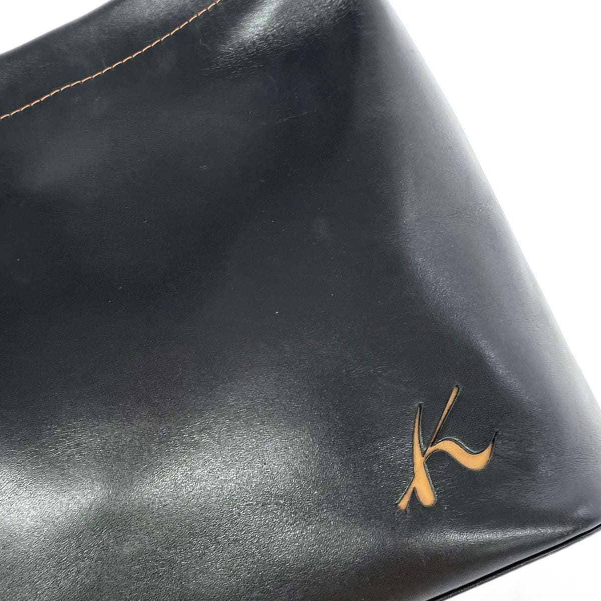 Kitamura Tote Bag Leather Black Women's 5